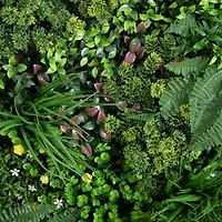 40" Framed Amalfi Coast Artificial Living Wall Art Panel