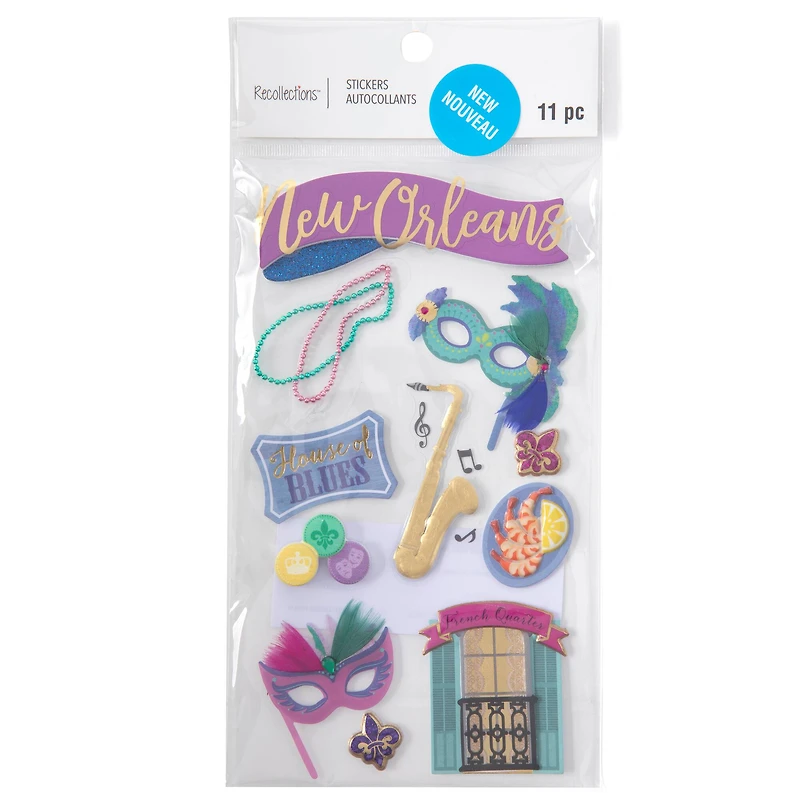 New Orleans Dimensional Stickers by Recollections™