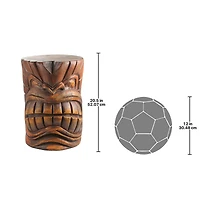 Design Toscana 20.5" The Kanaloa Grand Tiki Sculptural Table