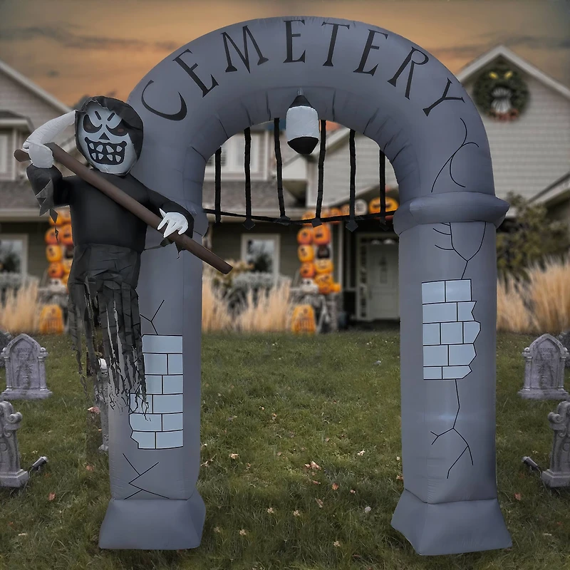 12ft. Inflatable Halloween Ghost Decoration with LED Lights