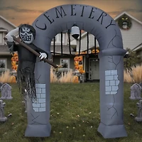 12ft. Inflatable Halloween Ghost Decoration with LED Lights
