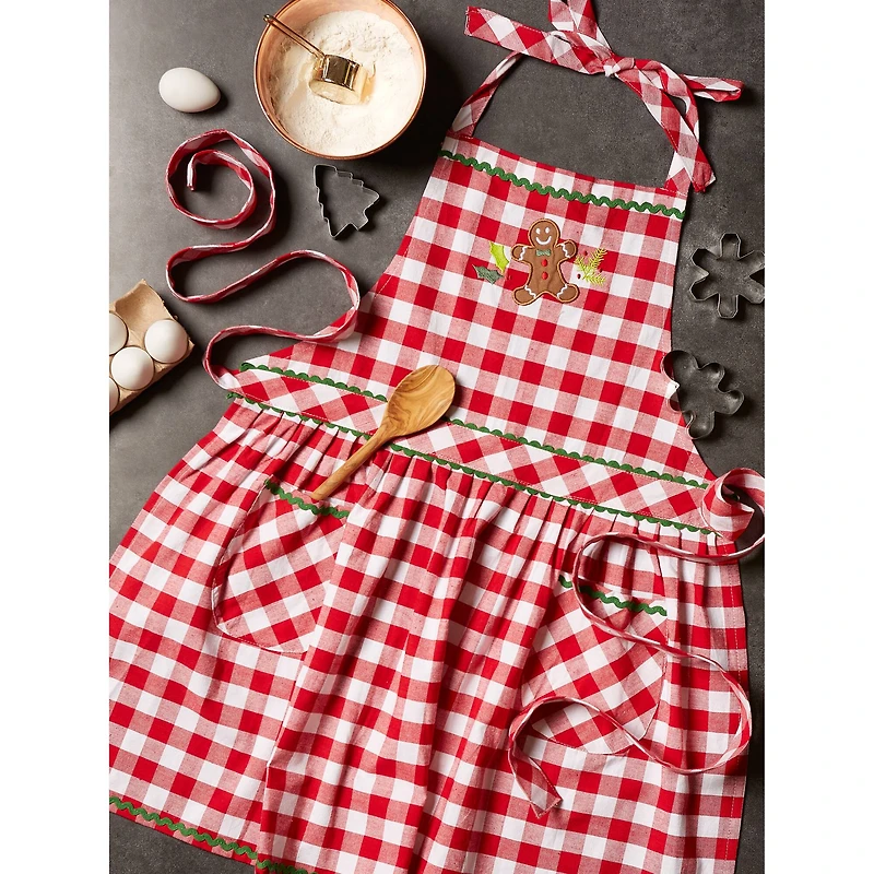 DII® Holiday Warm Gingerbread Chef Apron