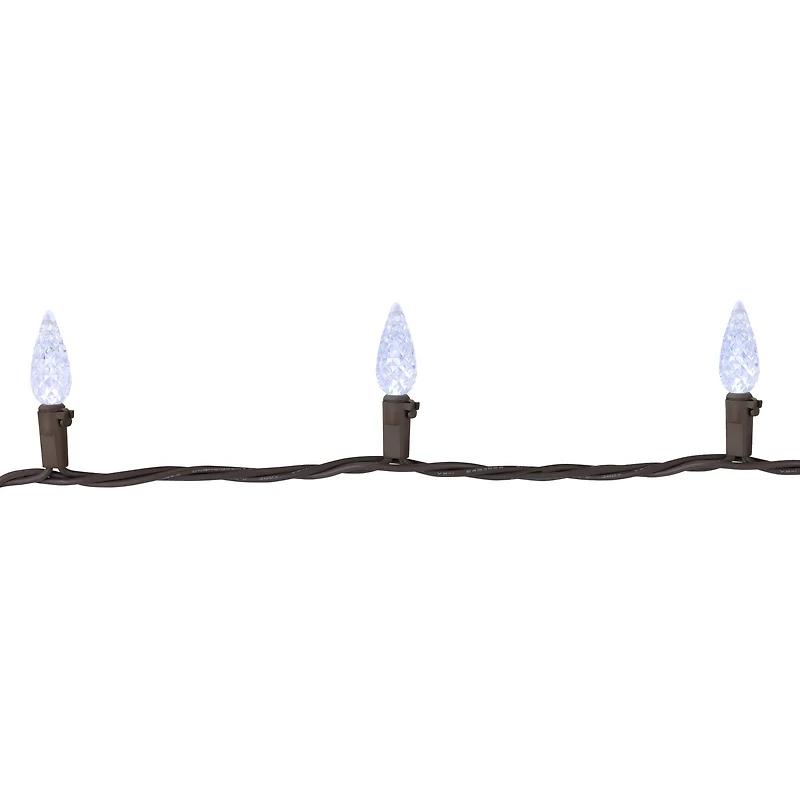 70ct. Pure White LED C6 String Lights