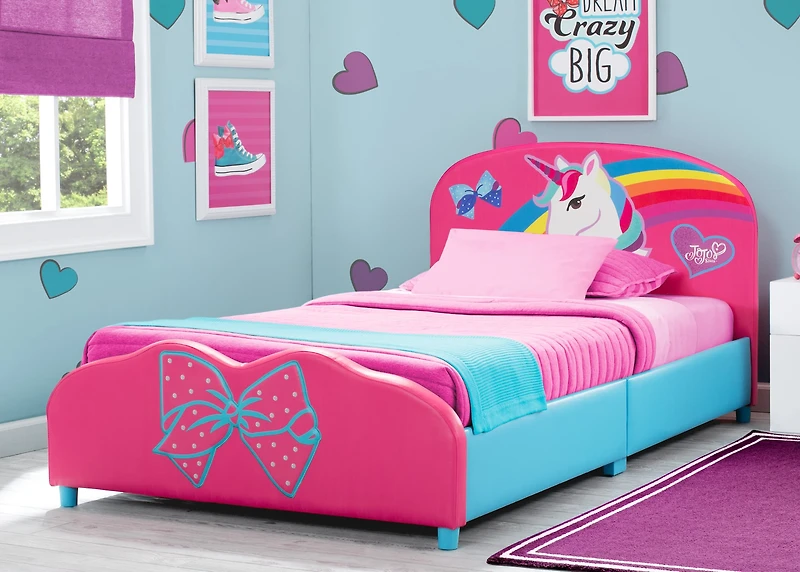 JoJo Siwa Upholstered Twin Bed