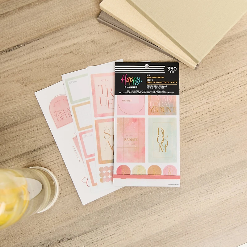 The Big Happy Planner® Textured Canvas Sticker Book
