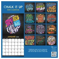TF Publishing 2025 Chalk It Up Wall Calendar