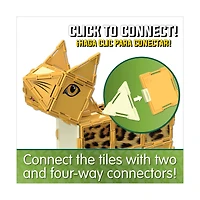 Techno Tiles - Jungle Cat: 100+ Pcs