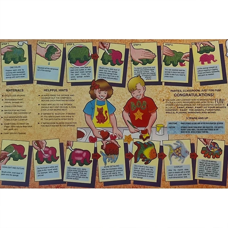 Captain Creative® Sea Life Super Sponges Pack