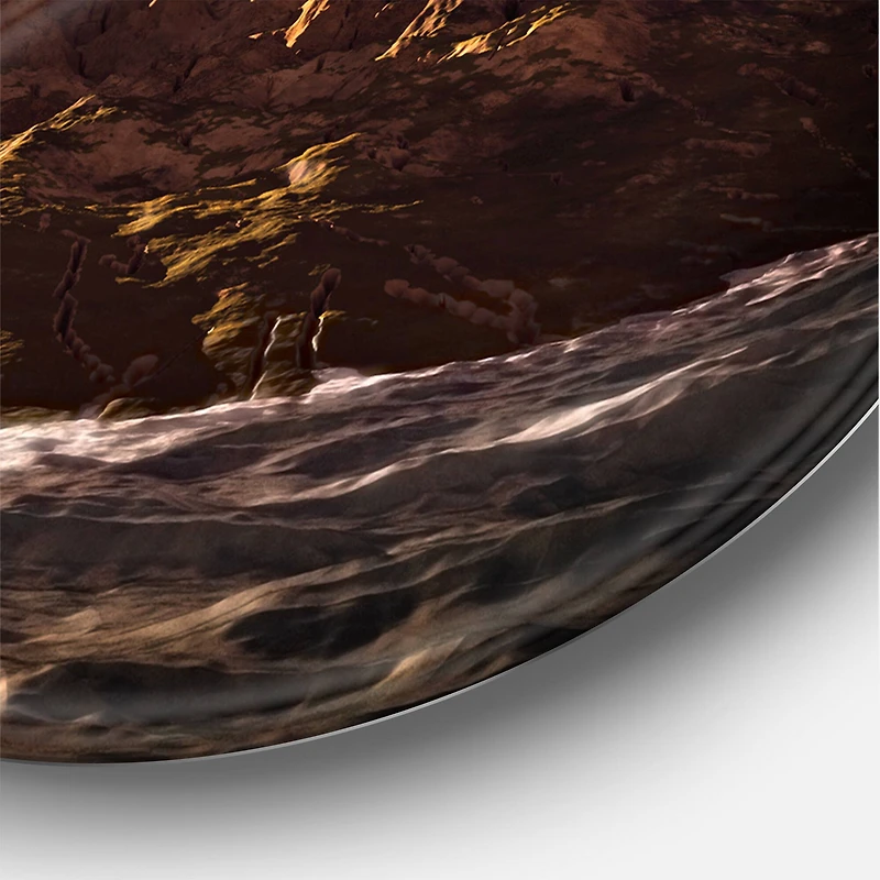 Designart - Lighthouse Shining Light During Stormy Night I