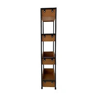 25.25" Natural Wood 4-Tier Shelf by Ashland®