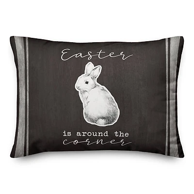 Easter Around The Corner 2 14" x 20" Indoor / Outdoor Pillow