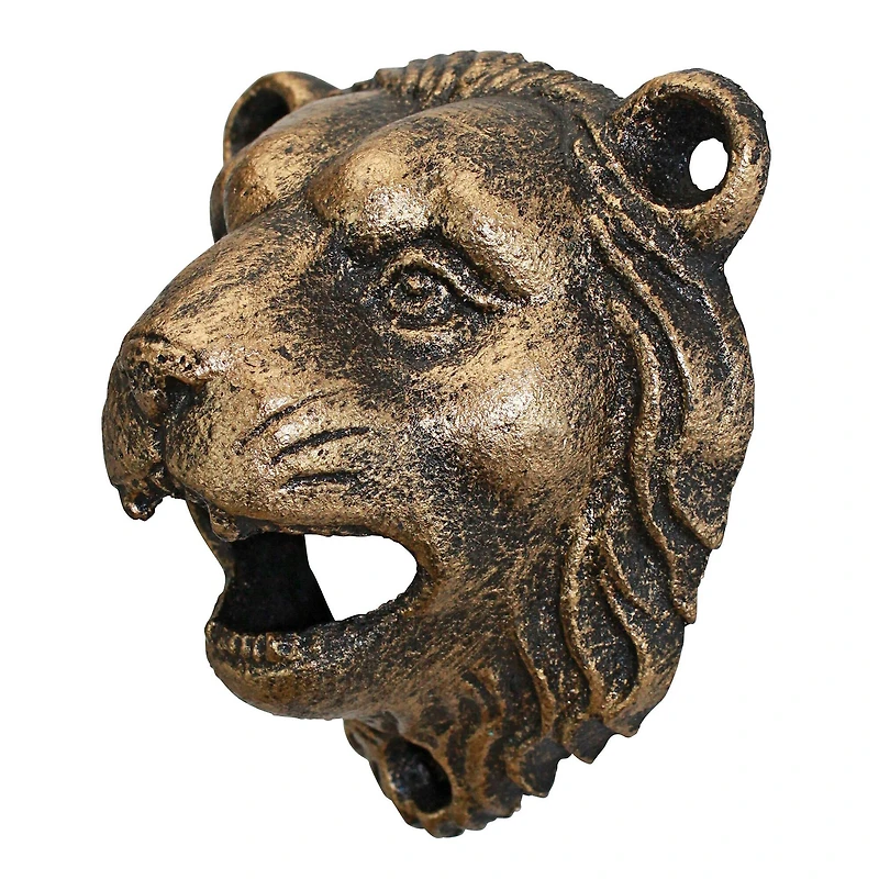 Design Toscano 4" Growling Lion Cast Iron Bottle Opener
