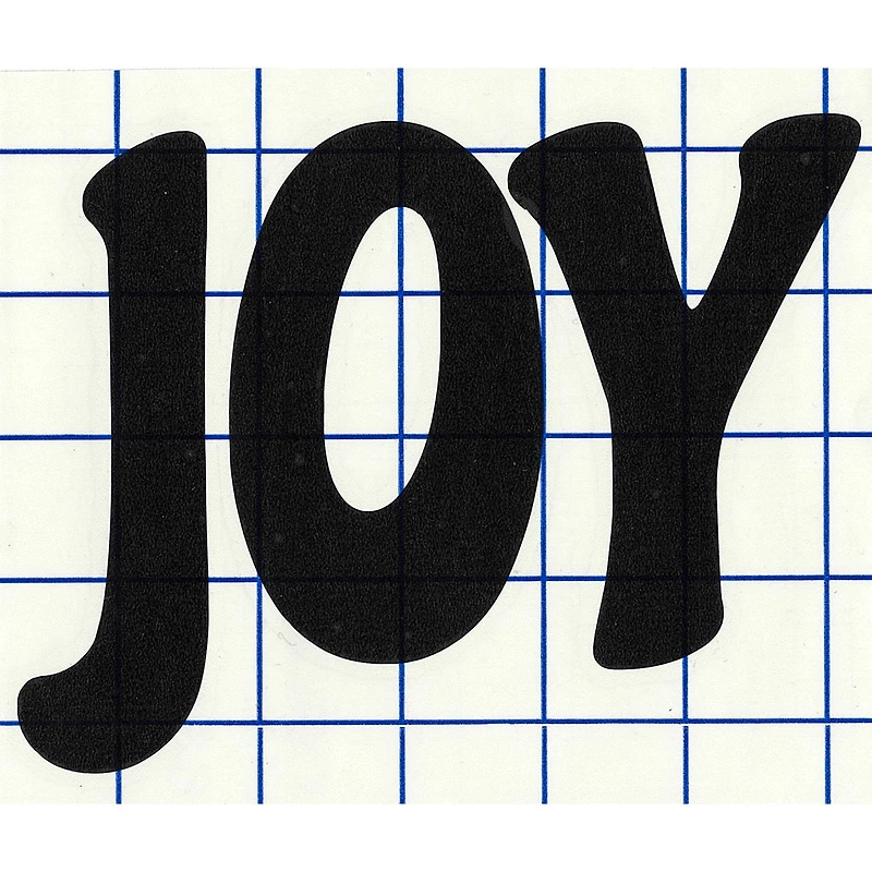 Leisure Arts® Vinyl Matte Black Joy Decal