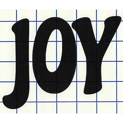 Leisure Arts® Vinyl Matte Black Joy Decal