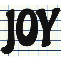 Leisure Arts® Vinyl Matte Black Joy Decal