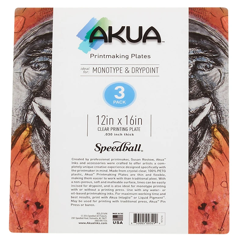 Speedball® Akua™ Clear Printing Plates