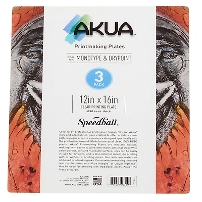 Speedball® Akua™ Clear Printing Plates