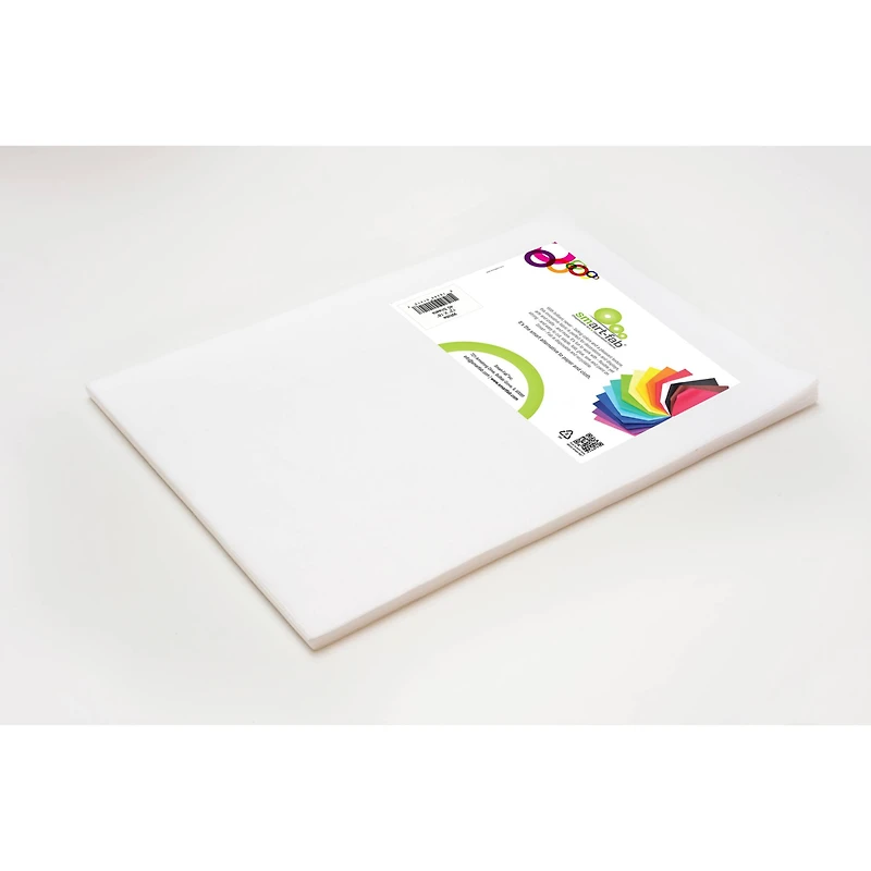 Smart-Fab® 12" x 18" White Art & Decoration Fabric Sheets, 2 Packs of 45