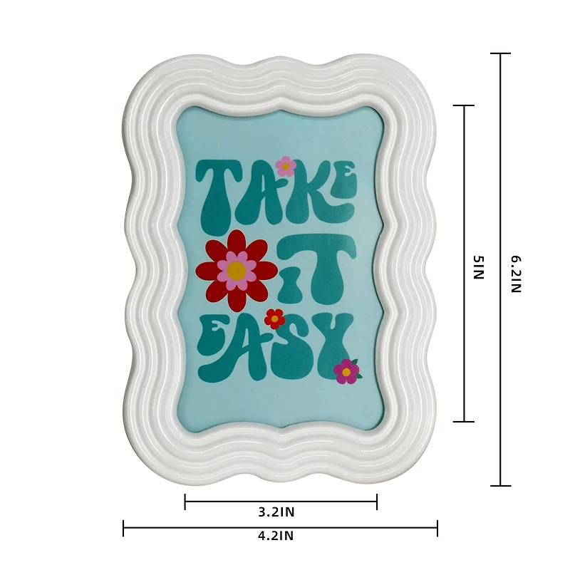 4" x 6" Waves Retro Frame by Studio Décor