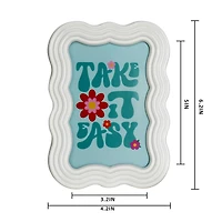 4" x 6" Waves Retro Frame by Studio Décor