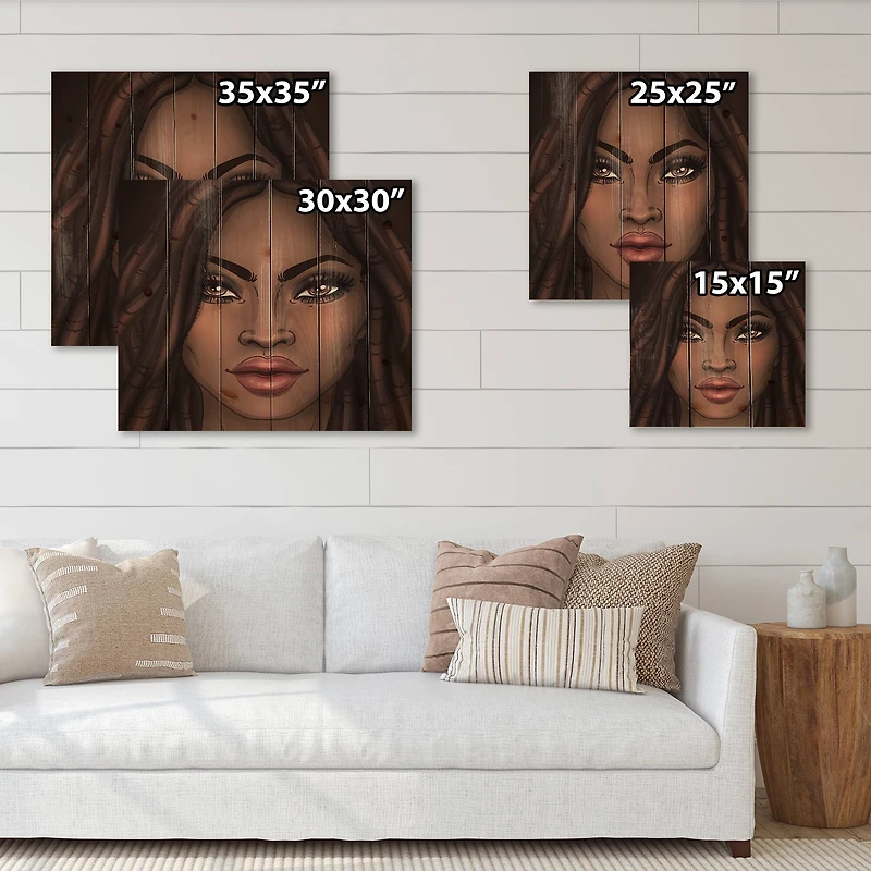 Designart - Portrait of African American Woman I