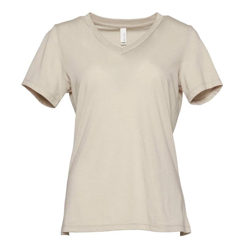 BELLA+CANVAS® Women's Relaxed V-Neck Heather T-Shirt
