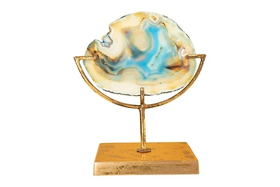 Hello Honey® Blue Agate Decor on Stand