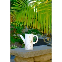 Flora Bunda 8.75" Gold Marble Ceramic Watering Can