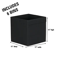 Household Essentials 11" Storage Cubes with Lip Handles