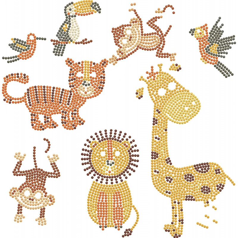 Diamond Dotz® DOTZ in the Jungle DOTZ® BOX Diamond Painting Kit