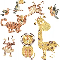 Diamond Dotz® DOTZ in the Jungle DOTZ® BOX Diamond Painting Kit