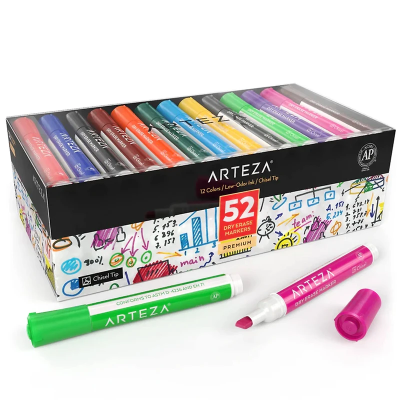 Arteza® 52 Piece Dry Erase Marker Set