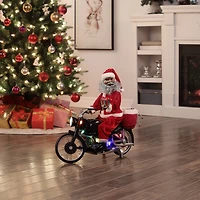 20" Black Motorcycling Santa