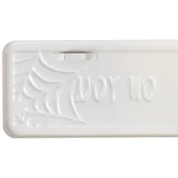 20" Orange & Black "I Put a Spell on You" Halloween Wall Sign