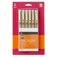 6 Packs: 6 ct. (36 total) Pigma® Micron™ 05 Fine Line Black Pens