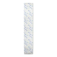 Soft Blue Florals Outdoor Table Runner