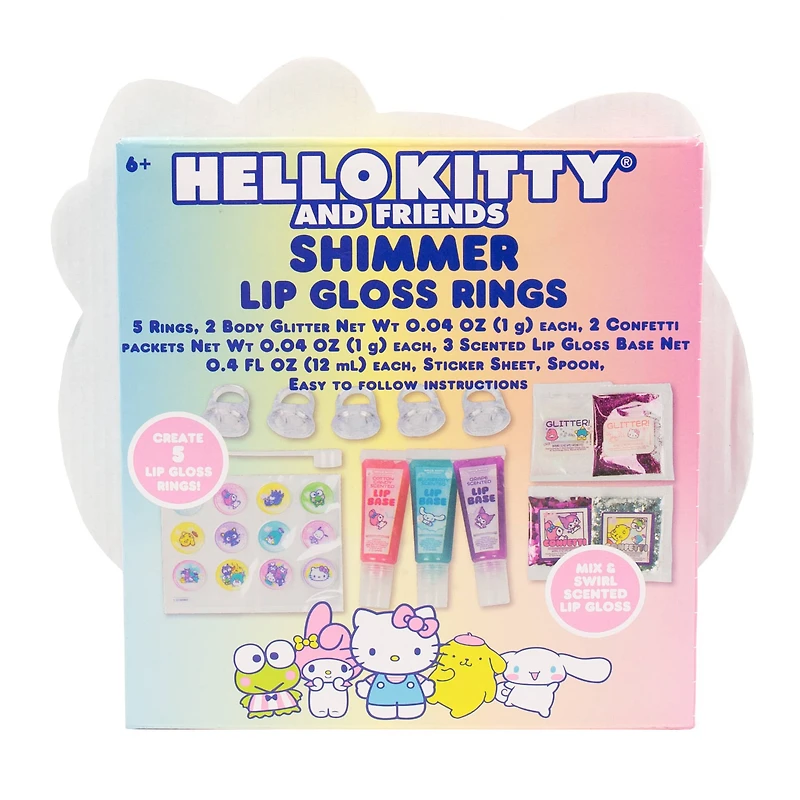 Hello Kitty® and Friends Shimmer Lip Gloss Rings
