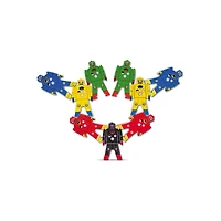 Schylling Wooden Stacking Robot Figures