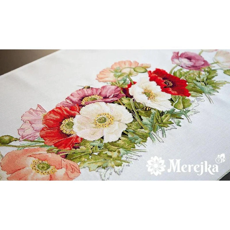 Merejka Poppies Counted Cross Stitch Kit