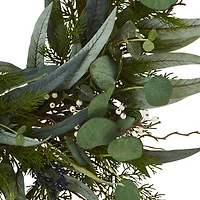 24'' Eucalyptus & Mixed Greens Wreath