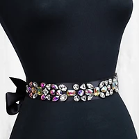 CousinDIY Silver Crystal AB Glass Sew-On Rhinestones, 48ct.