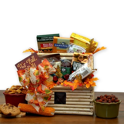 It's Fall Y'all Fall Log Cabin Gift