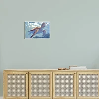 Stupell Industries Deep Ocean Sea Turtle Wall Plaque Art