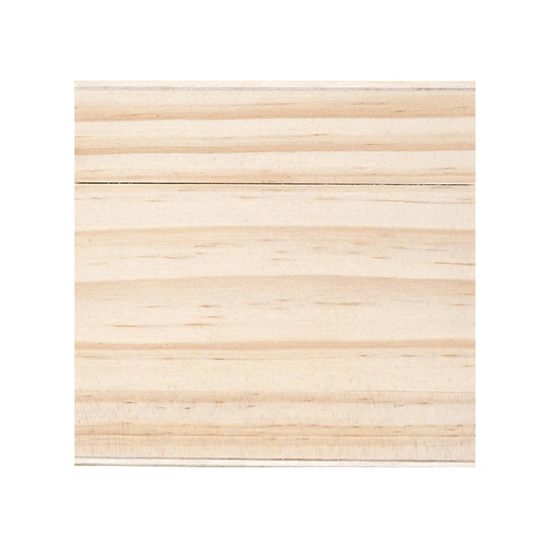 9" Wood Captop Box with Lid