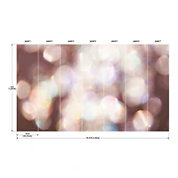 RoomMates Shimmering Dots Mural Peel & Stick Wallpaper