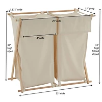 Household Essentials X-Frame Laundry Sorter