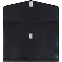 JAM Paper 9.75" x 13" Plastic Hook & Loop Closure Envelopes
