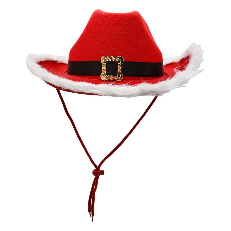 Santa Light Up Cowboy Hat by Celebrate It™