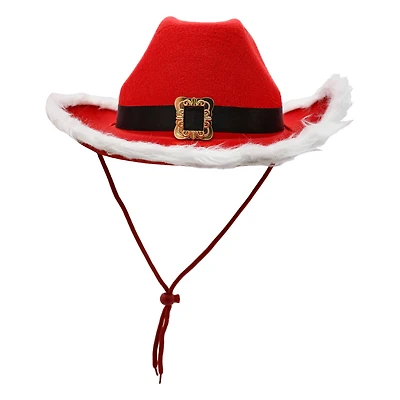 Santa Light Up Cowboy Hat by Celebrate It™