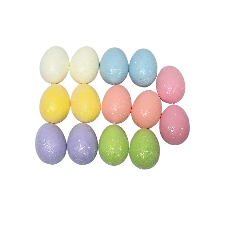 2" Sugared Faux Easter Eggs, 14ct. by Ashland®
